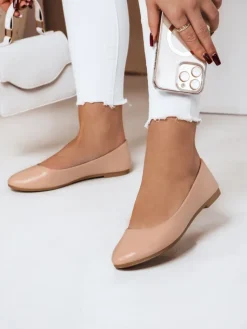 Baleriny>Dstreet Baleriny damskie FRLINE beżowe ZY0670