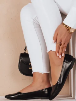 Baleriny>Dstreet Baleriny damskie w szpic ILLARI czarne ZY0772