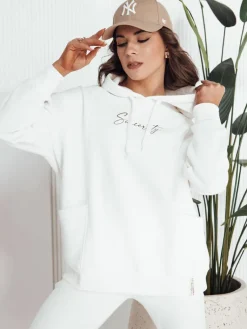 Bluzy Damskie>Dstreet Bluza damska ALIEENS biała BY1279