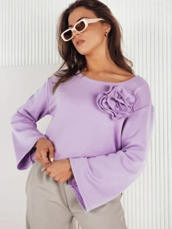 Bluzki Damskie>Dstreet Bluza damska ARNES jagodowa RY2428