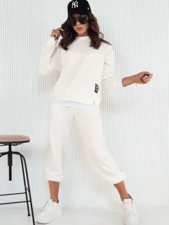 Bluzy Damskie>Dstreet Bluza damska BASOL ecru BY1253