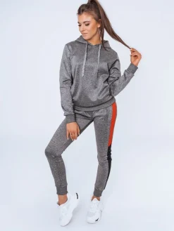 Bluzy Damskie>Dstreet Bluza damska dresowa GIM ciemnoszara BY0948