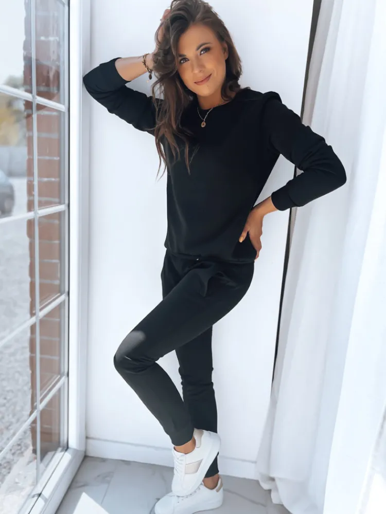 Bluzy Damskie>Dstreet Bluza damska FASHION II czarna BY0150z