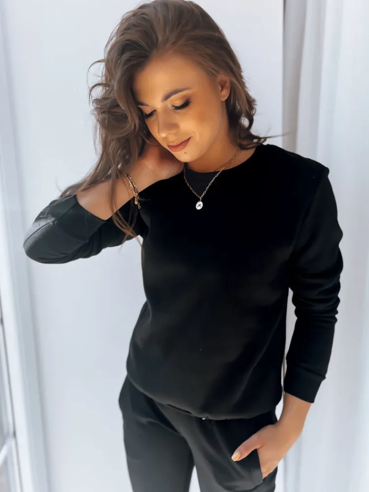 Bluzy Damskie>Dstreet Bluza damska FASHION II czarna BY0150z