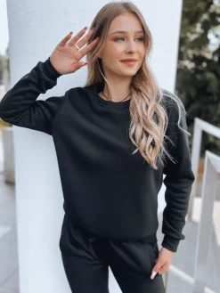 Bluzy Damskie>Dstreet Bluza damska FASHION II czarna BY0150