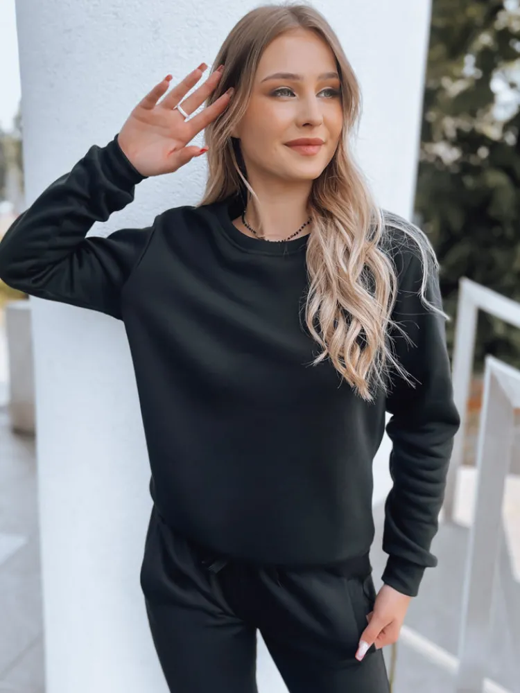 Bluzy Damskie>Dstreet Bluza damska FASHION II czarna BY0150