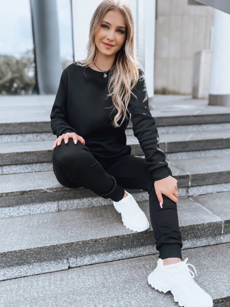 Bluzy Damskie>Dstreet Bluza damska FASHION II czarna BY0150