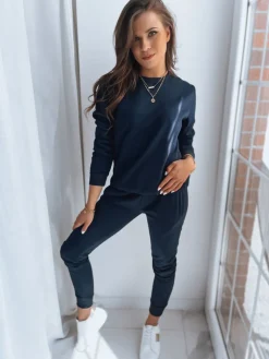 Bluzy Damskie>Dstreet Bluza damska FASHION II granatowa BY0559z