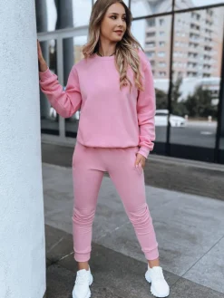 Bluzy Damskie>Dstreet Bluza damska FASHION II różowa BY0159