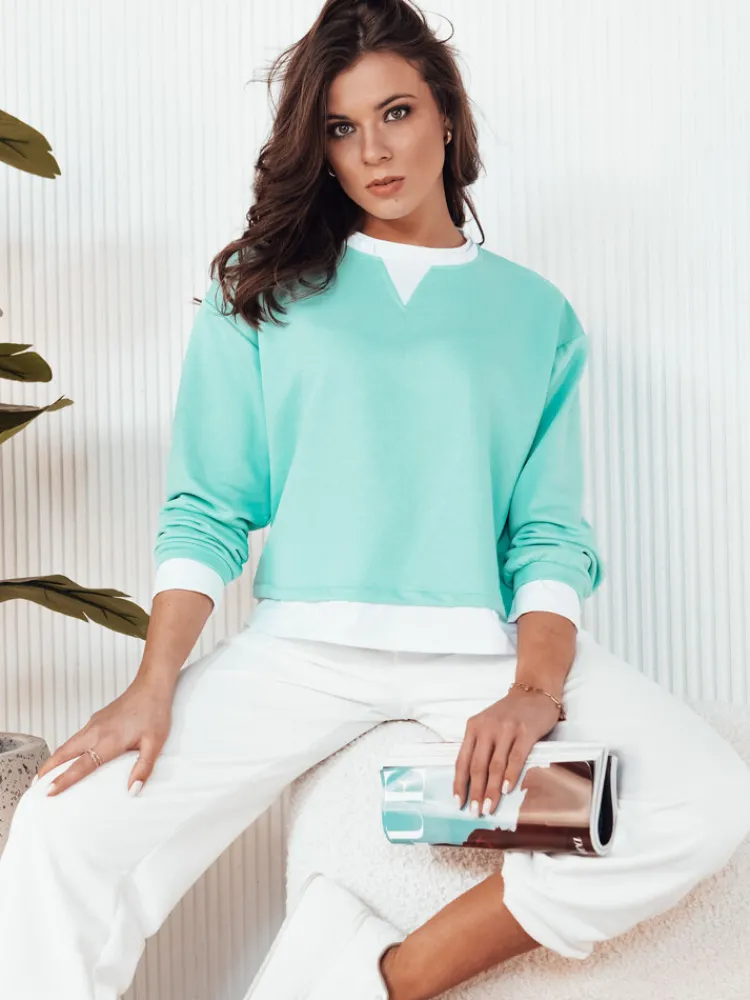 Bluzy Damskie>Dstreet Bluza damska LORAN zielona BY1250