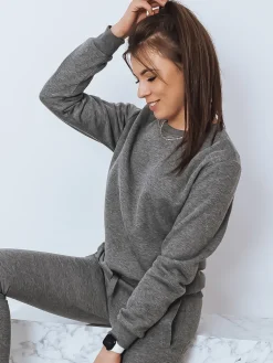 Bluzy Damskie>Dstreet Bluza damska ODESSA ciemnoszara BY0666z