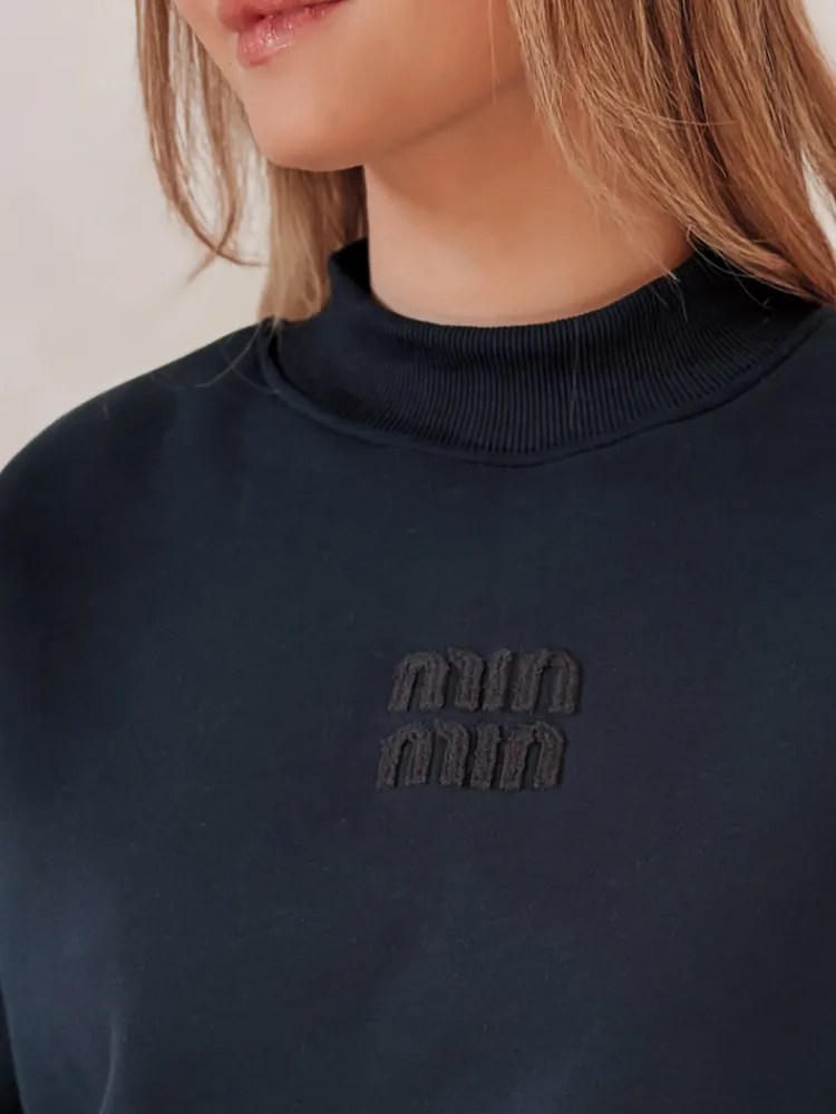 Bluzy Damskie>Dstreet Bluza damska oversize z naszywką LOVASON granatowa BY1416