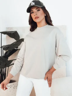 Bluzy Damskie>Dstreet Bluza damska SWAN pistacjowa BY1288