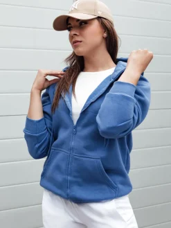 Bluzy Damskie>Dstreet Bluza damska VICTORIA ciemnoniebieska BY1320