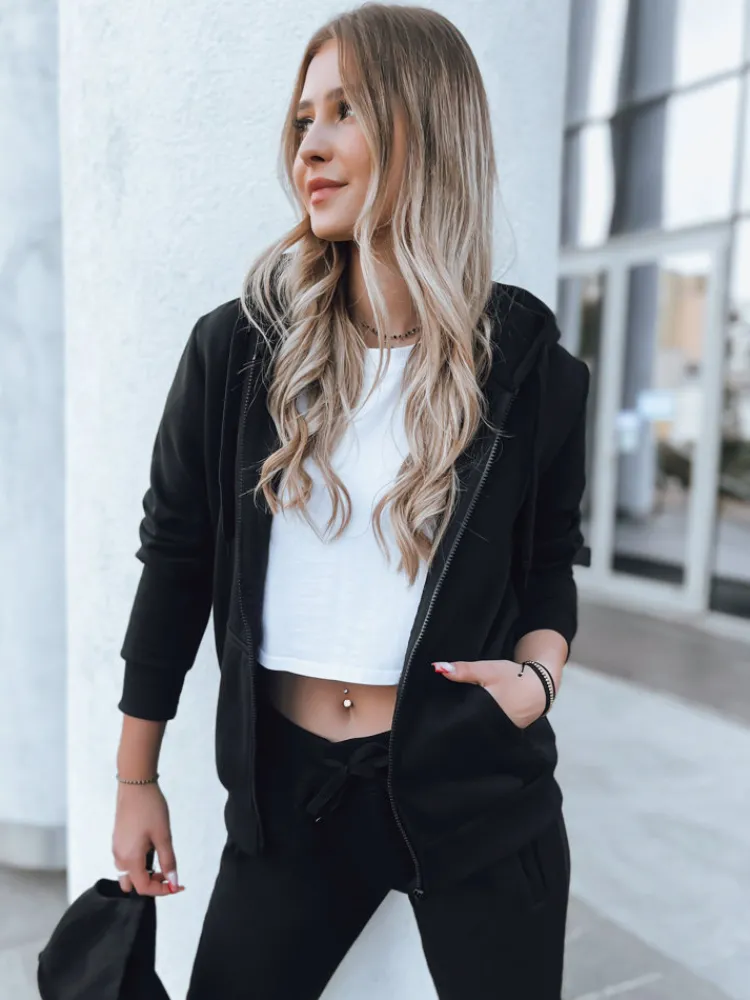 Bluzy Damskie>Dstreet Bluza damska VICTORIA czarna BY0327