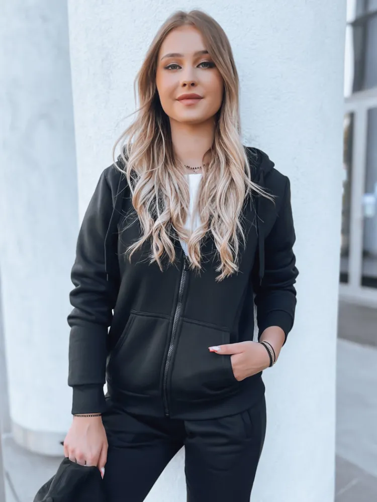 Bluzy Damskie>Dstreet Bluza damska VICTORIA czarna BY0327