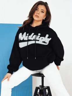 Bluzy Damskie>Dstreet Bluza damska z kapturem YEESENIA czarna BY1272