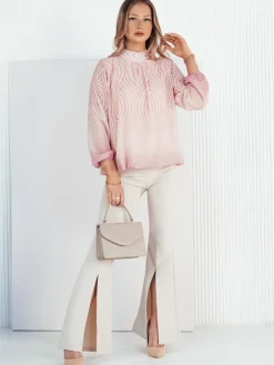 Bluzki Damskie>Dstreet Bluzka damska ARBOM różowa RY2356