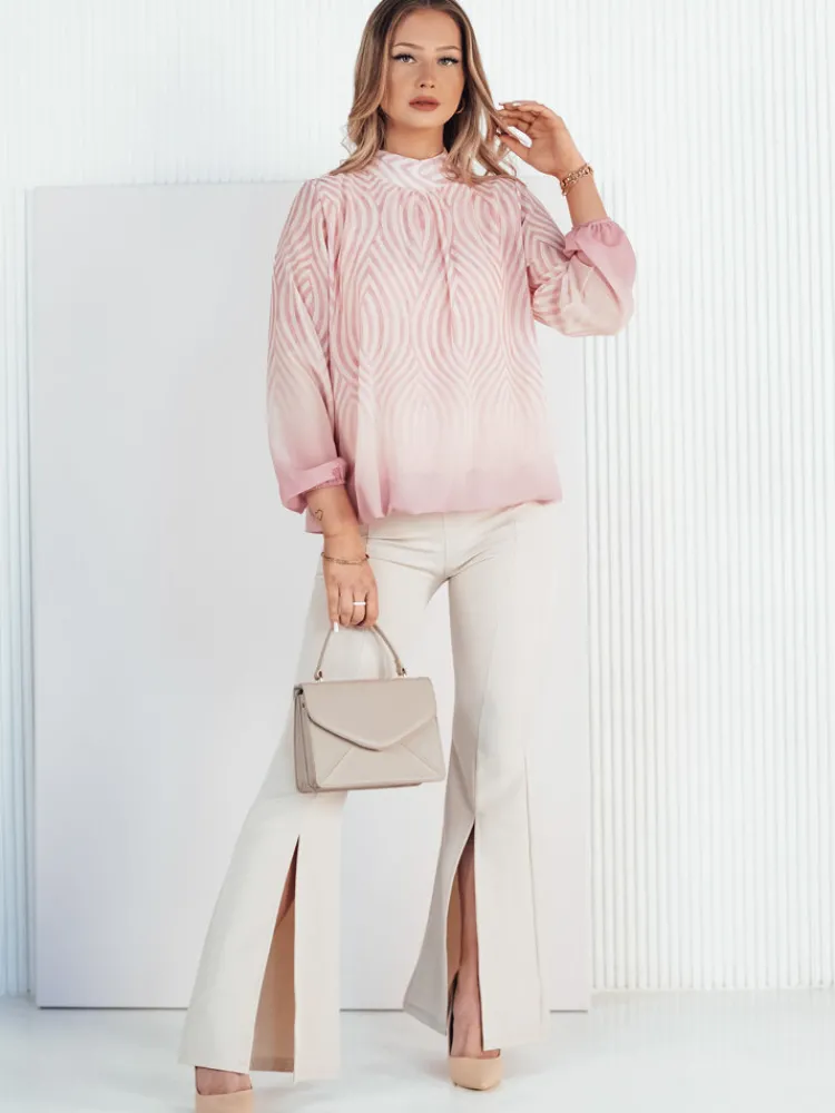 Bluzki Damskie>Dstreet Bluzka damska ARBOM różowa RY2356