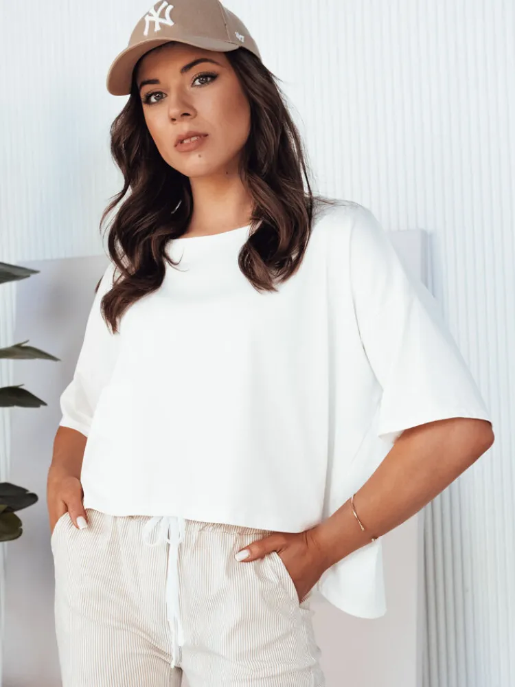 Bluzki Damskie>Dstreet Bluzka damska ARRIWA ecru RY2507