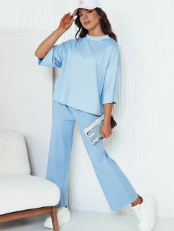 Bluzki Damskie>Dstreet Bluzka damska CHARMA błękitna RY2474