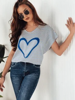 Bluzki Damskie>Dstreet Bluzka damska GATOCI ecru RY2441