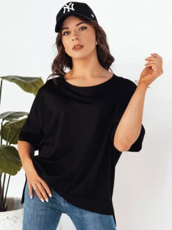 Bluzki Damskie>Dstreet Bluzka damska JOILL czarna RY2473