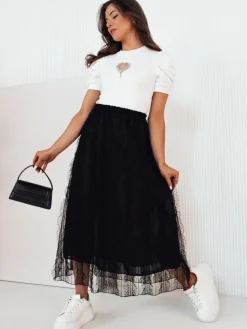 Bluzki Damskie>Dstreet Bluzka damska LERRIS ecru RY2518