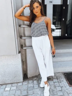 Bluzki Damskie>Dstreet Bluzka damska na ramiączkach STEPHANIA czarna RY2239