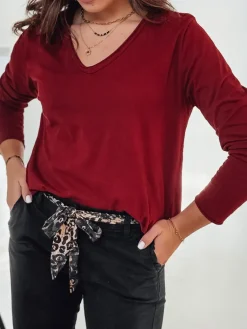 Bluzki Damskie>Dstreet Bluzka damska oversize VAVLSTYLES gładka RY2684