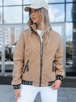 Kurtki Damskie>Dstreet Bomberka damska beżowa HERA TY3764