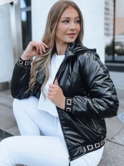 Kurtki Damskie>Dstreet Bomberka damska BOMBESS czarna TY4912