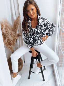 Kurtki Damskie>Dstreet Bomberka damska przejściowa TAMIA czarna TY3632