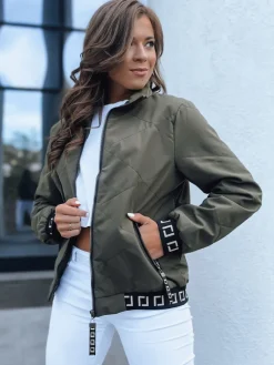 Kurtki Damskie>Dstreet Bomberka damska zielona HERA TY3785