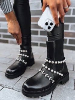 Botki>Dstreet Botki damskie CALLA czarne ZY0396