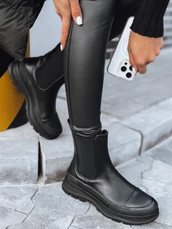 Botki>Dstreet Botki damskie DENTAR czarne ZY0412