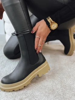 Botki>Dstreet Botki damskie DIVISER czarne ZY0451