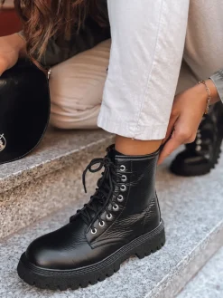 Botki>Dstreet Botki damskie FROGELLA czarne ZY0377