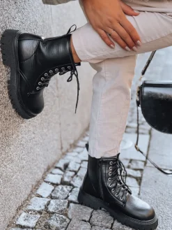 Botki>Dstreet Botki damskie FROGELLA czarne ZY0377