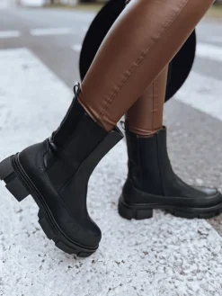 Botki>Dstreet Botki damskie FROSTFALL czarne ZY0353