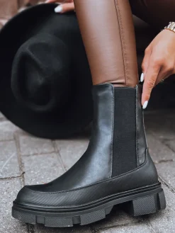 Botki>Dstreet Botki damskie FROSTFALL czarne ZY0353