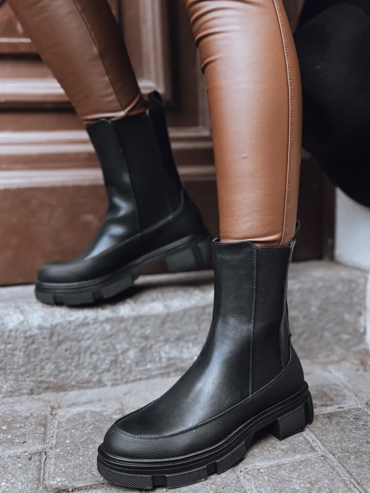 Botki>Dstreet Botki damskie FROSTFALL czarne ZY0353