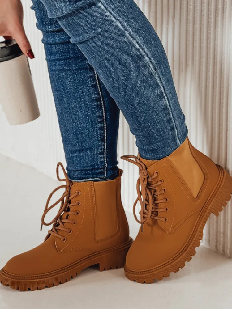 Botki>Dstreet Botki damskie GRIPWAY kamelowe ZY0582