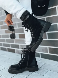 Botki>Dstreet Botki damskie JUPITER czarne ZY0399