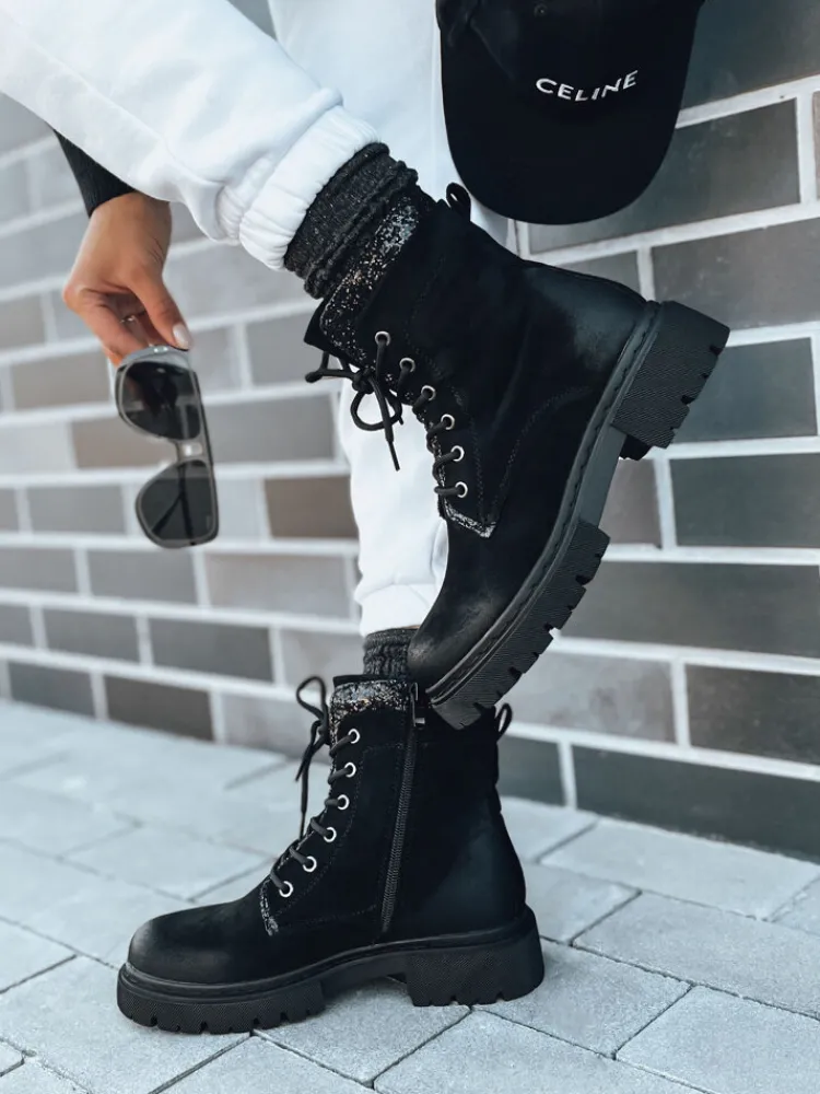 Botki>Dstreet Botki damskie JUPITER czarne ZY0399