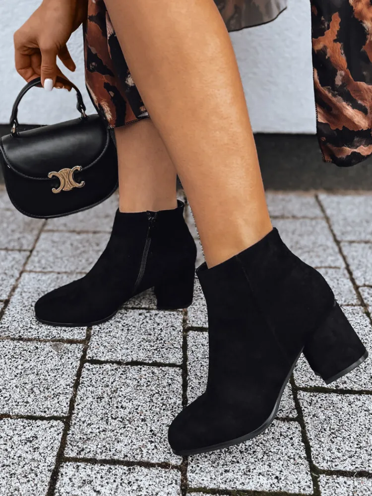 Botki>Dstreet Botki damskie LORNE czarne ZY0435