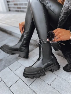 Botki>Dstreet Botki damskie PRIMROSE czarne ZY0389