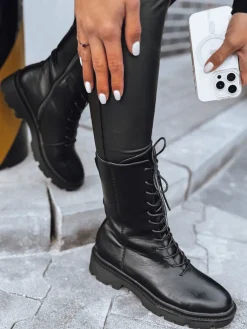 Botki>Dstreet Botki damskie REDBIS czarne ZY0429