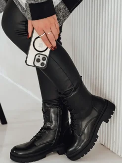 Botki>Dstreet Botki damskie workery STYLOBOSS czarne ZY0521