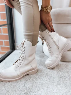 Botki>Dstreet Botki damskie ZILLA beżowe ZY0450